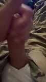 Another creamy HOT cum shot in tighty whities under my army OCP pants! snapshot 2