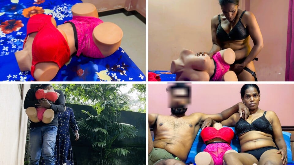 Tamilská milfka a přítel jdou do hotelového pokoje s Tantaly sexuální panenou