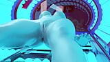 Girl in Tanning Bed Solarium Trapped 3D BDSM Animation snapshot 9