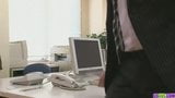 Two Guys Fuck And Creampie Aiko Hirose At The Office snapshot 2