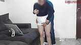 woman alone at home receives the maintenance man naughty and roludo! snapshot 15