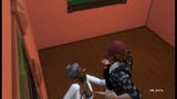 Curvy ebony granny, the sims 4 snapshot 17