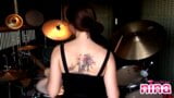 Drummer teen strips off and teases camera snapshot 1