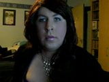 Bbw sissy trans che si masturba snapshot 1