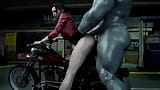 3D-compilatie: bewoner kwaad Ada Wong Dick ride Claire Ashley pijpbeurt geneukt van achteren Hentai snapshot 16