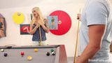 Hot MILF Brooke plays sexy billiards with Van's balls snapshot 2