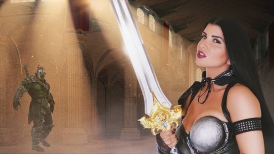 Romi Rain spielt einen Hardcore-Hure-Ritter