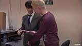 Twink Lex Blond seduces adorable office clerk Charlie Snake snapshot 2