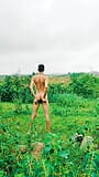 Teen Indian college boy have fun nude in forest cumshot snapshot 9