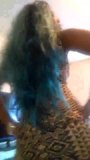 Big Booty Slut Blue Hair snapshot 9