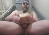 Daddy fucks hole in public stairwell snapshot 4