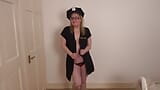 Sexy dansende striptease in uniform snapshot 12