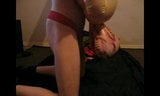 Face Fucking Doll Wearing Members Dirty Thong snapshot 4