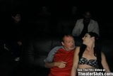 Gầy nhợt nhạt gà hậu môn nhà hát gangbang! snapshot 3