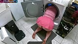 Stepmom stuck in the washing machine takes it in both holes to keep it a secret snapshot 7