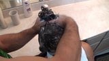 Taboe haar wassen joi en ingezeept masturbatie snapshot 8