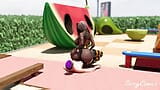 Trans Bimbos Fucking on the Playground snapshot 1