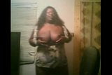 Hot big black ebony teasing snapshot 6