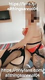 Sissy bitch dresses up in fishnets and pegged in his worthless boi pussy. snapshot 5