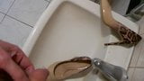 Piss in wifes camel stiletto high heels snapshot 2