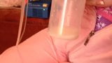 Busty British blonde shows how to pump breast milk snapshot 13