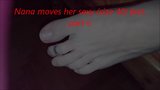 Nana moves her sexy (size 40) feet, part 6 snapshot 1