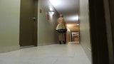 Sissy Ray in Hotel Corridor in Sissy Dress and Sexy Heels snapshot 3