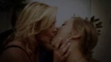 Lesbian MILF loves licking and finger fucking a young blonde snapshot 1