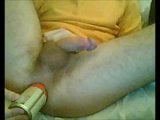 HUGE toy in ass and super hot massive handsfree cumshot! snapshot 3