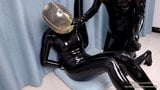 Latex lesbian transparent latex hood breathplay snapshot 10