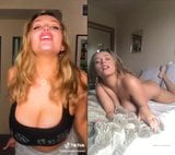 Busty blonde bouncing naturals tiktok snapshot 2