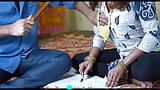 Indian Desi Beautiful Housewife fuck hard by her Teacher ( Clear Bangla Audio ) snapshot 4