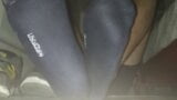 Blue sweaty socks and barefeetwith cumshot snapshot 8