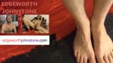 EDGEWORTH JOHNSTONE Big Feet Male Foot Fetish - Closeup soles of gay man feet - Toes close up snapshot 9