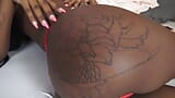 Ebony teen doll Estrella's  tattoo & piercing fetish! snapshot 10