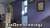 Hung black guy gets his long thick cock sucked by SinDee Jennings snapshot 1