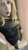 Transexuelle bdsm fetish latex rubber vinyle talons  snapshot 3