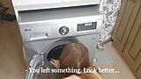 The Maid Got Stuck In The Washing Machine And Was Fucked Hard snapshot 3