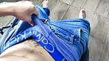 Asian gets horny as he plays with his bulge and then masturbates intensely in his underwear until he moans snapshot 4