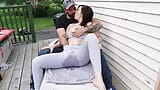 Romantic Outdoor Squirting in Yoga pants - with Jess & Tony snapshot 10