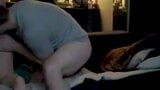 Couple horny sex tape on couch snapshot 4