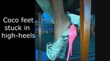 Asian feet in high heels , hong kong , Coco snapshot 3