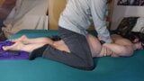 Girl screaming from sole and side tickling snapshot 11