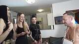 Giantess Femdom Ladies Group Humiliate and Domdinate Slave snapshot 7