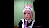 Cat Maid Dildo Blowjob tease snapshot 10