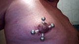 CROSSED PIERCED NIPLLES SISSY snapshot 5