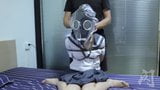 Latex & Gasmask Breathplay snapshot 11