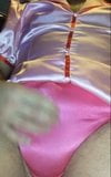 Pink maid outfit with pink panty cum snapshot 11