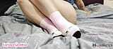 Curious Goddess in Socks - kaki imut snapshot 1