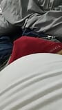 Step mom zipped step son jeans and pulled out his dick and handjob snapshot 3